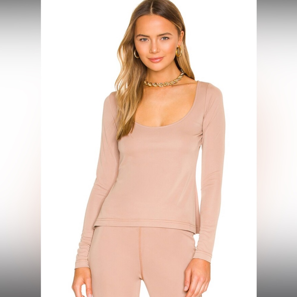 L’Academia || NWOT|| Palley Top || Camel Beige || XS